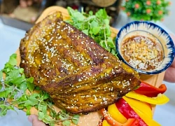 Sườn nướng tảng ngũ vị cực dễ làm mà ngon miệng, thơm nức ai ăn cũng thích