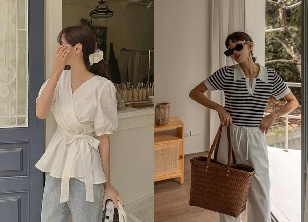 4 mẫu áo mùa hè giúp vóc dáng thon thả hơn