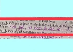 Bài tiếng Việt yêu cầu tả "Ai thế nào", học sinh tiểu học bốc trúng đề về "Mẹ" liền ngoáy vài chữ khiến phụ huynh sốc: Con với cái!