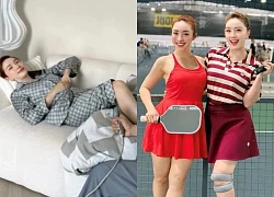 Đến lượt 1 phu nhân hào môn Vbiz bị viêm khớp gối khi chơi pickleball