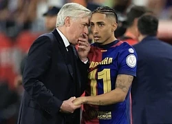 Bệ phóng của Raphinha là Ancelotti chứ không phải Flick