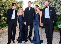 Con trai và con dâu của Beckham không đếm xỉa đến nỗi đau gia đình, quẩy tưng bừng cùng nhà vợ và dàn sao Hollywood