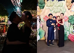 Diễn viên Phương Oanh rất 'tình' bên Shark Bình ở tiệc thôi nôi của 2 con