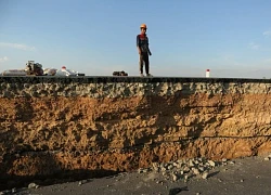 Đường mới làm nứt toác ở Tây Ninh: "Không khác gì con đường đất đổ tạm"