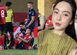 Quang Hải nằm sân, đến cổ vũ Chu Thanh Huyền không bị soi biểu cảm mà là thứ này