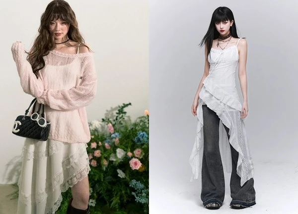 Quyến rũ với váy vạt chéo