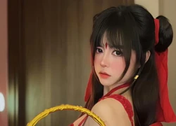 Tung màn cosplay Natra phiên bản táo bạo, nữ streamer khiến fan nam quên luôn bản gốc