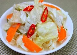 Cách làm dưa cải bắp ngon có lợi cho sức khỏe đường ruột