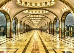 Chiêm ngưỡng trạm tàu điện ngầm Moskva tròn 90 tuổi