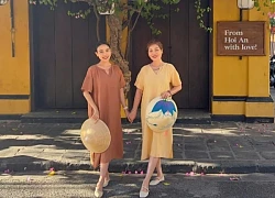 Hai mẹ con vi vu khám phá phố cổ Hội An