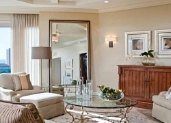 Lợi ích và tác dụng phong thủy khi đặt gương trong phòng khách