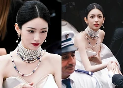 Mỹ nhân đẹp chấn động thế gian náo loạn thảm đỏ Cannes, bước xuống cầu thang cũng đẹp như cổ tích thần tiên
