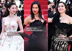 Thảm đỏ Cannes ngày 3: Chung Sở Hi đẹp phát sáng, cùng Chompoo Araya "chặt chém" Irina Shayk và cả Hoa hậu Hoàn vũ