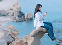 Bãi biển 'vô cực' đẹp như tranh vẽ ở miền Trung, nổi rần rần trên mạng xã hội