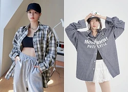 Diện áo khoác sơ mi ngày hè