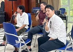 Hình ảnh không bao giờ thấy trên sân khấu của Đăng Dương, Trọng Tấn, Việt Hoàn