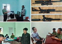 Khởi tố 3 thanh niên đi bắn cò bằng súng quân dụng