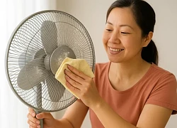 Không cần tháo lồng, tôi vẫn lau sạch quạt máy chỉ với một mẹo đơn giản và 1 thìa bột có sẵn trong bếp