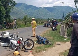 Lái xe máy ngược chiều tông mô tô tuần tra của cảnh sát