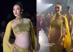 Mỹ nhân Việt công bố bụng bầu vượt mặt theo cách không giống ai giữa sự kiện