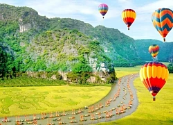 Ninh Bình: Ngắm Tràng An - Cúc Phương từ trên cao bằng khinh khí cầu