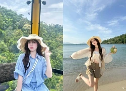 Chống nắng cực chất với mũ rộng vành
