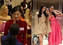 Hoa hậu Ý Nhi khóc mếu ở Miss World, netizen khó hiểu: "Có làm lố không?"
