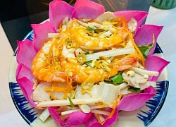 Nộm ngó sen tôm thịt giòn ngon, chua chua ngọt ngọt thanh mát cho ngày hè
