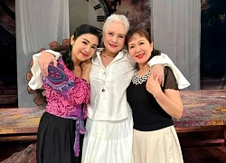 NSND Thu Hà hội ngộ 2 NSND đàn chị, sức khoẻ của Mai Phương Thuý sau khi cấp cứu