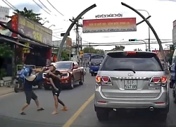 Truy xét các đối tượng dừng xe giữa đường xông vào đánh nhau