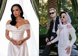 Demi Lovato bất thình lình lên xe hoa, fan chưng hửng, ảnh cưới gây sốt