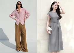 Mặc đẹp suốt mùa hè với bộ ba quần ống rộng, váy dài và giày cao gót