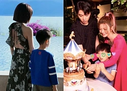 Ảnh bóng lưng của Trần Nghiên Hy và con trai gây xúc động: Sinh nhật đầu tiên hậu l.y hô.n, mẹ con nương tựa bên nhau
