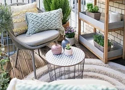 Cách biến ban công có diện tích nhỏ thành khu vườn lãng mạn đầy mê hoặc