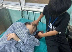 Chồng hành hung vợ ngay trước mặt bố và con đẻ