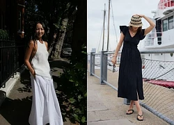 Đẹp dịu dàng, sang trọng cùng trang phục linen tự nhiên