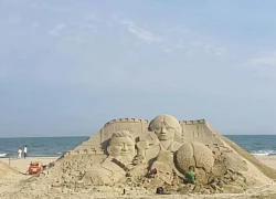 Những tượng cát độc đáo trên bãi biển Busan
