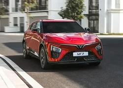 VinFast VF 7 lộ ảnh thực tế tại Ấn Độ, mâm xe nhỏ hơn, có ADAS và camera 360