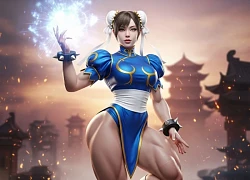 AI "tái sinh" Chun-li cực nóng bỏng, ngắm ảnh nhớ ngay về phiên bản Lê Bống từng cosplay "hot" chẳng kém!