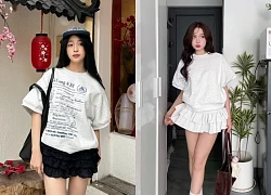 'Chạm' vào chất riêng với áo thun boxy đầy phong cách