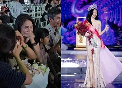 Gia đình khóc như mưa khoảnh khắc Hà Trúc Linh đăng quang Hoa hậu Việt Nam 2024