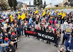 Israel: Nối lại biểu tình liên quan vấn đề con tin bị giam giữ ở Dải Gaza