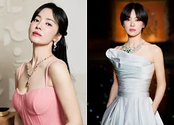 Song Hye Kyo diện váy cúp ngực gợi cảm, khoe nhan sắc không tuổi