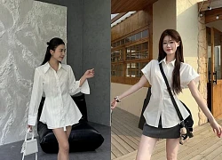 Áo chiết eo tạo nên vòng 2 quyến rũ