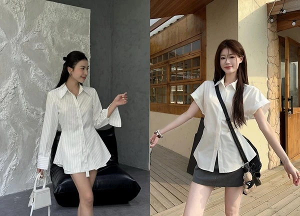 Áo chiết eo tạo nên vòng 2 quyến rũ