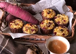 Chuyên gia ẩm thực mách bí quyết làm bánh muffin khoai lang thơm ngon, đơn giản tại nhà