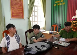 Công an xã Tiến Lợi bắt 2 tên trộm vàng