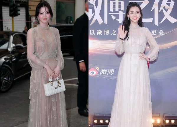 Han So Hee vẫn bị Dior "phân biệt đối xử", diện váy cũ từ 4 năm trước Angelababy từng mặc