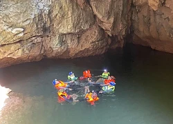 Phát hiện hang động mới có sông ngầm chảy xuyên qua ở Quảng Bình