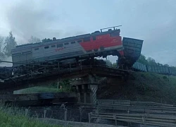 Thêm vụ phá hoại đường sắt gần biên giới Ukraine khiến tàu hỏa Nga trật bánh